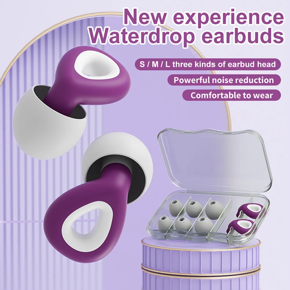 tappi per le orecchie per riduzione del rumone in silicone
