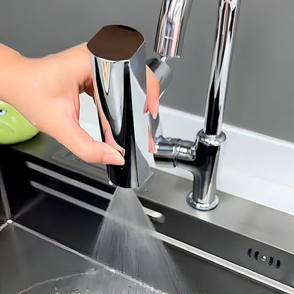 doccetta estraibile 360 rubinetto lavello cucina inox