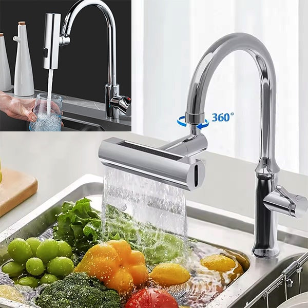 Rubinetto Multifunzionale per Cucina Torrentia rotazione 360 gradi