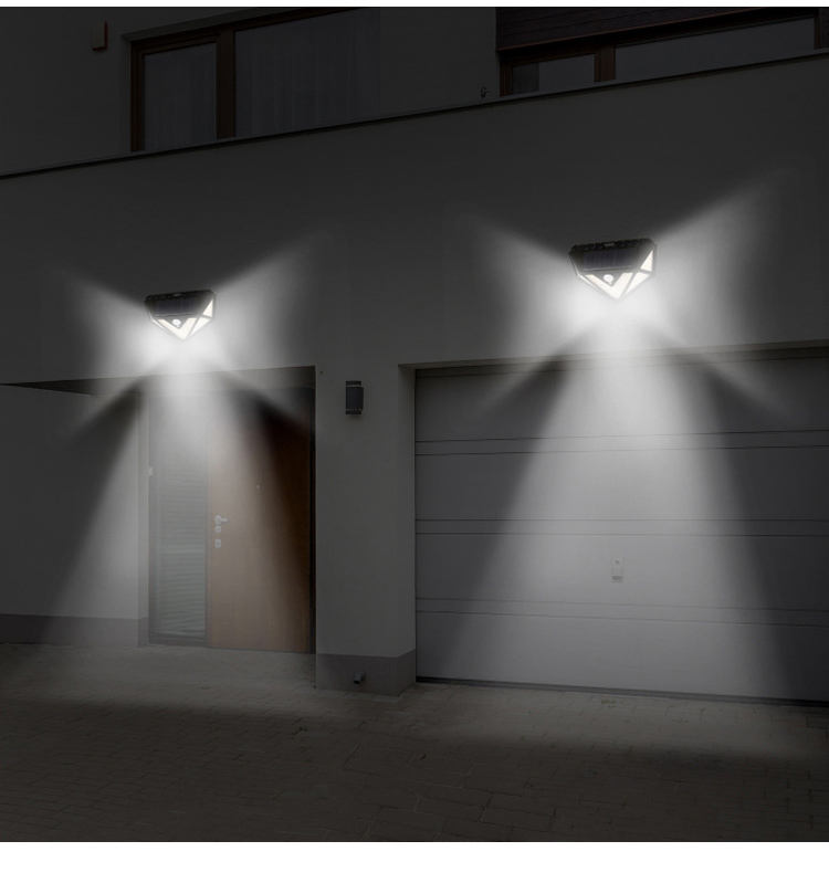 Lampada da esterno solare luminar 166 LED ad alta luminosità