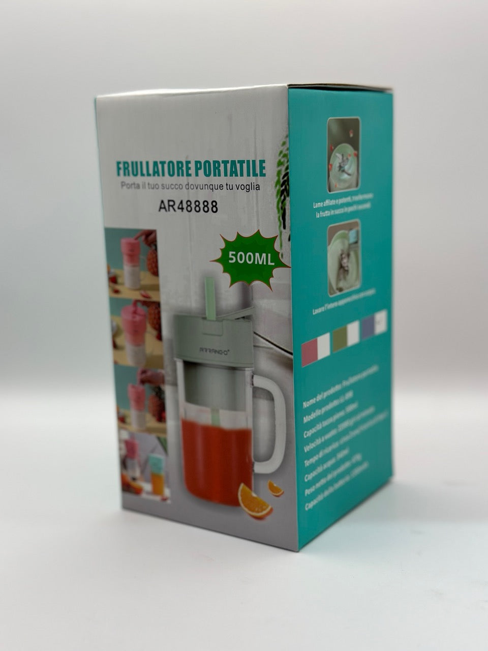 Frullatore portatile con Cannuccia per smoothie