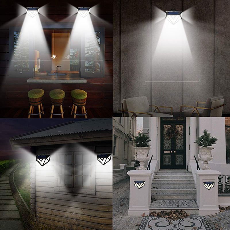 Lampada da esterno solare luminar 166 LED ad alta luminosità